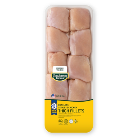 Premium Boneless Skinless Chicken Thigh Fillets